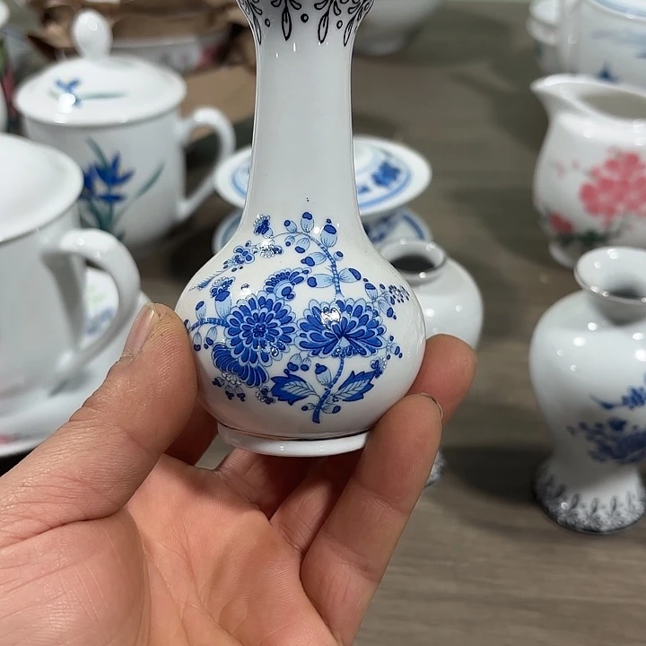 陶绿宝塔，小瓶子小瓶子11公分