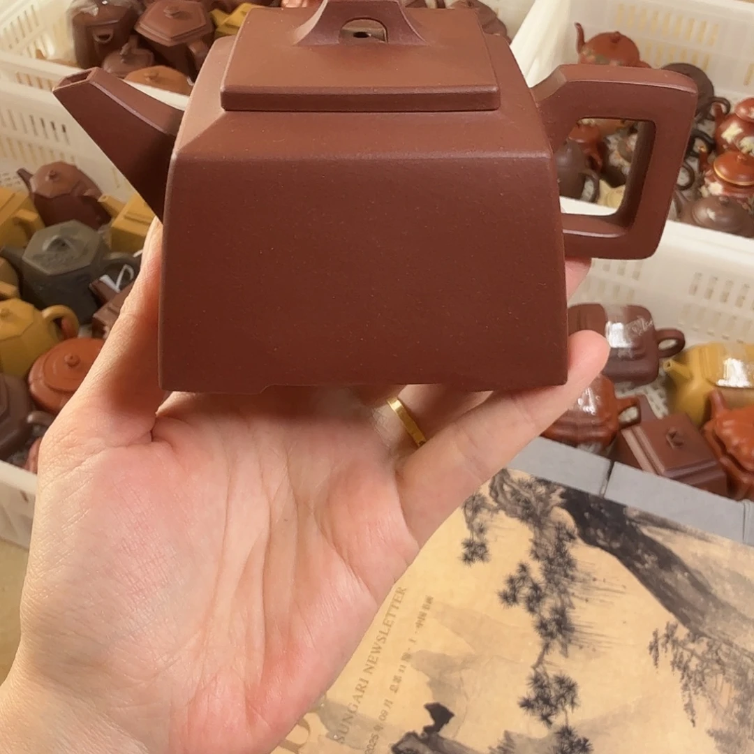 茶壶紫砂升方220毫升