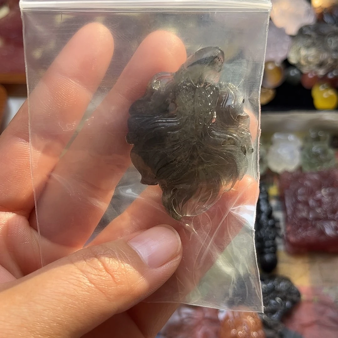 颈饰银S925镶嵌水晶_****理幽灵鱼