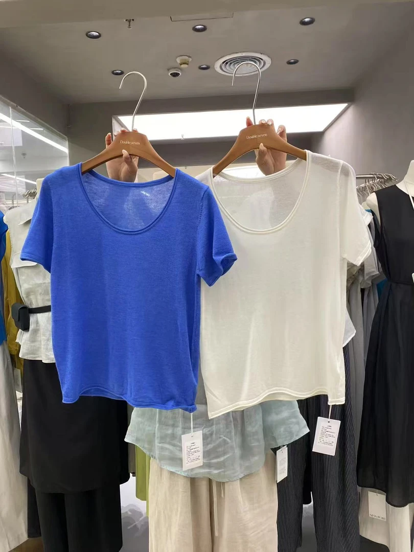 十三行Double-夏季福秒净版短袖薄T#5028