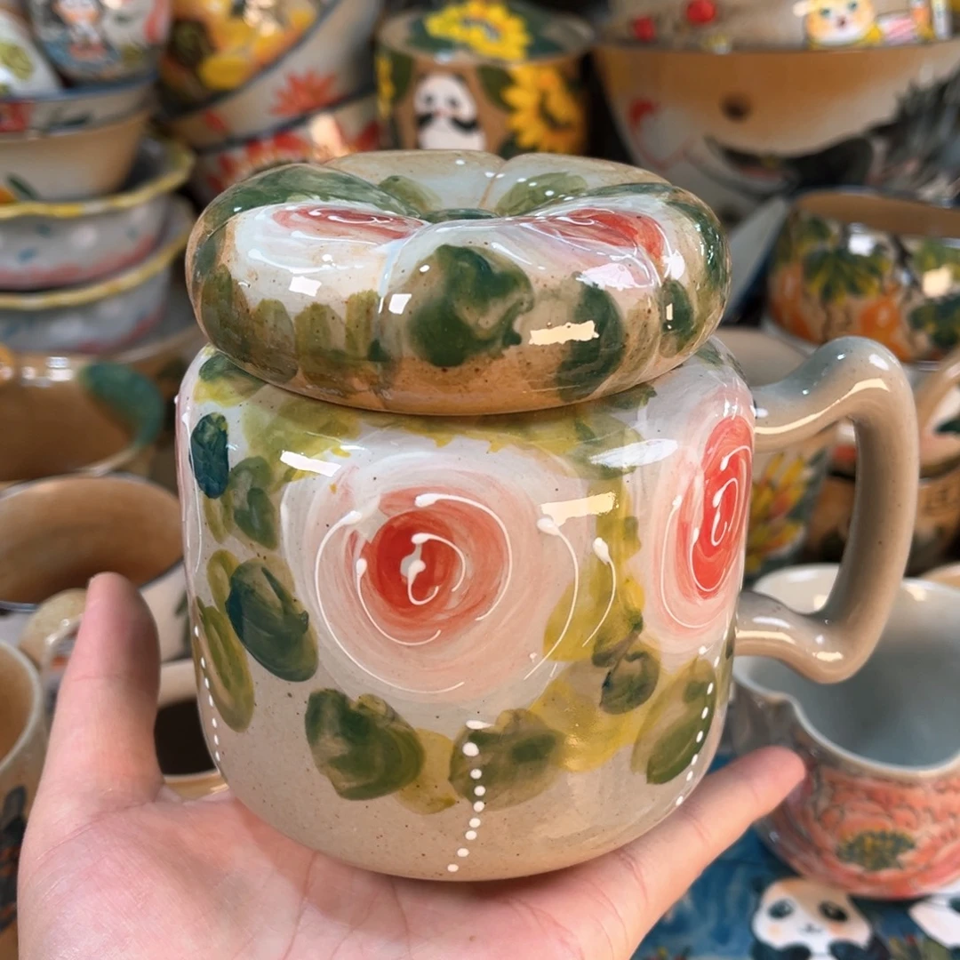 景德镇手工手绘杯