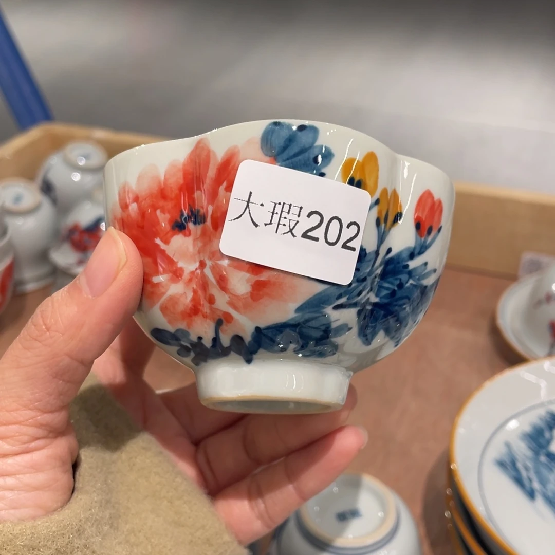 有瑕纯手绘釉下彩