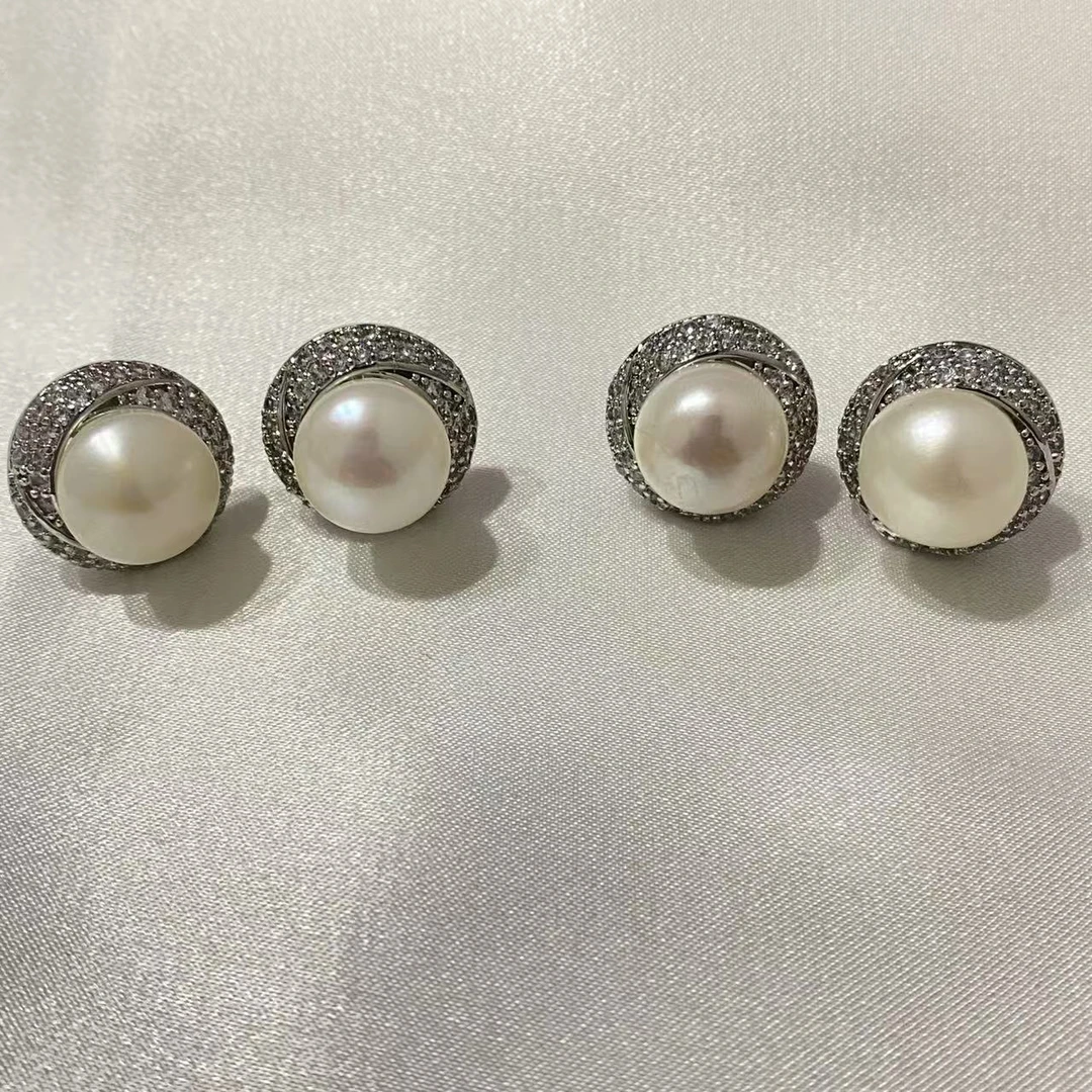 【逍遥】珍珠馒头珠耳饰*381/196/多样性发/1对