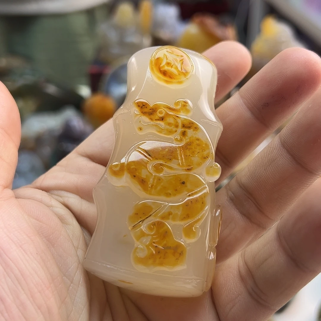 玛瑙/玉髓未镶嵌项链