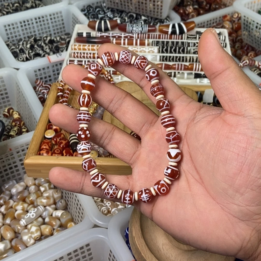 ＿***年玛瑙/玉髓未镶嵌散珠