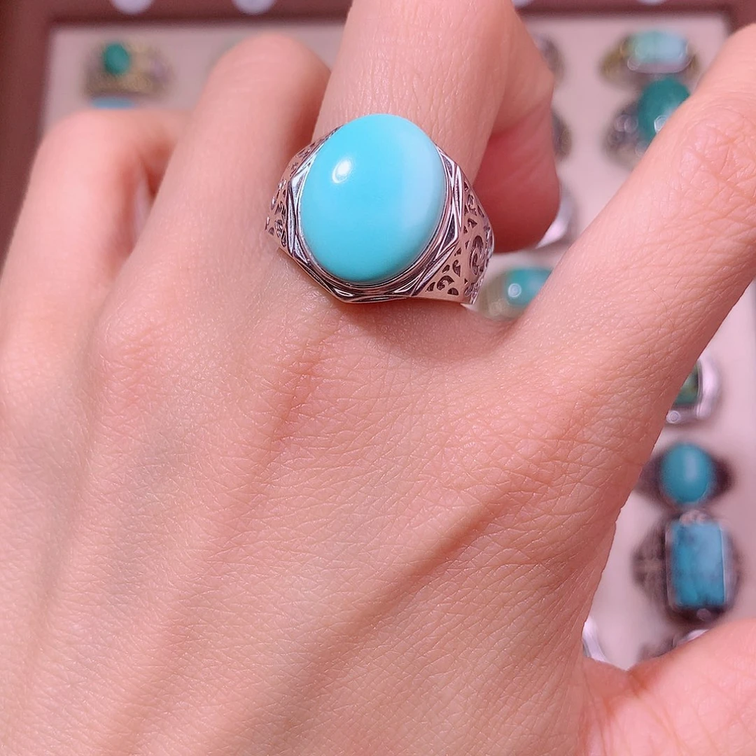 绿松石未镶嵌挂件