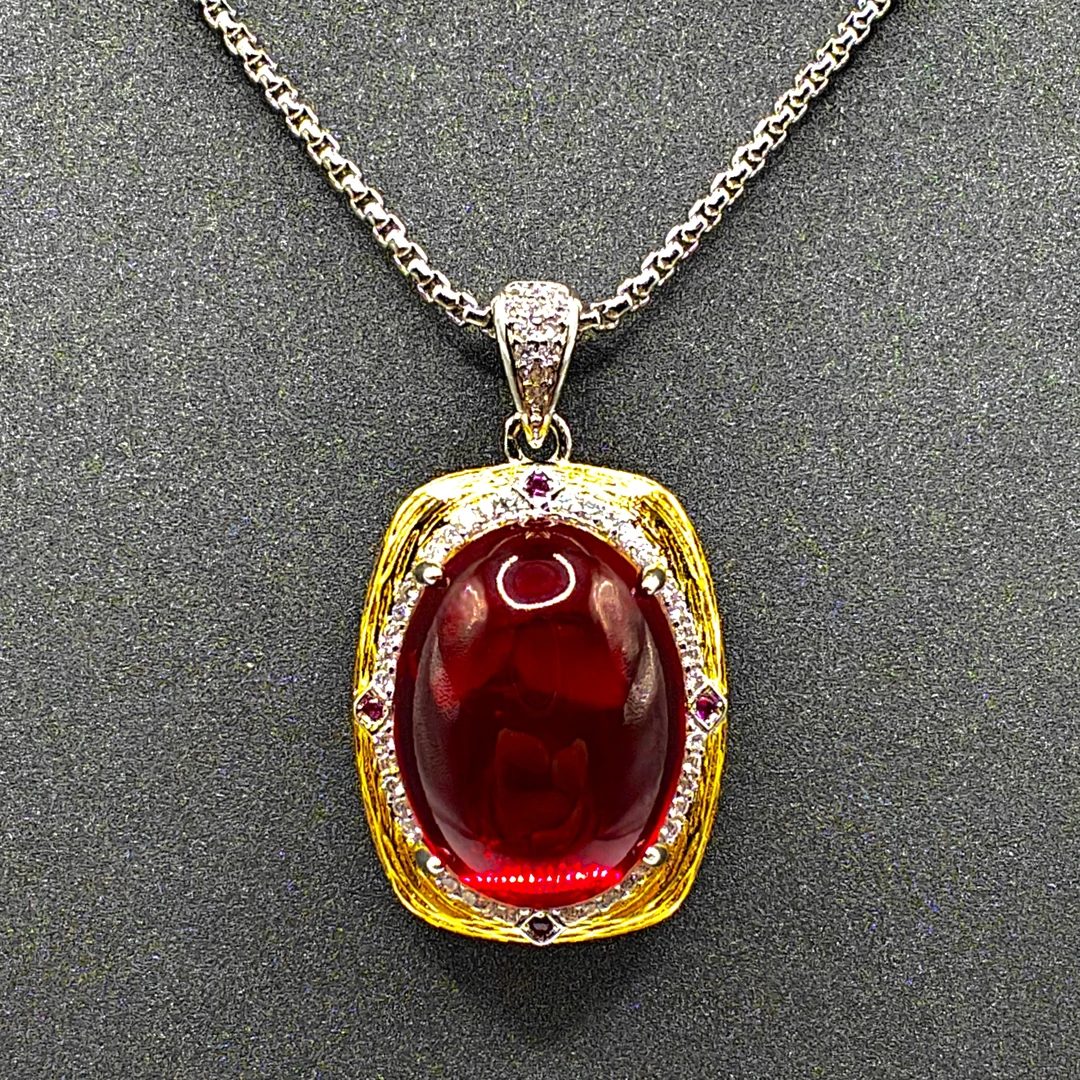 吊坠【红色】大气精致气质款吊坠SS-065