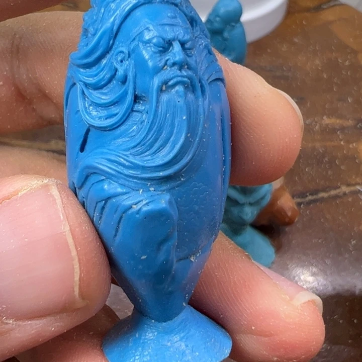 手串/手链核桃整身御龙关羽参考模型一个