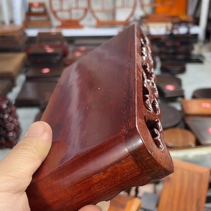 红木底座工艺品紫砂红木底座工艺品21公分