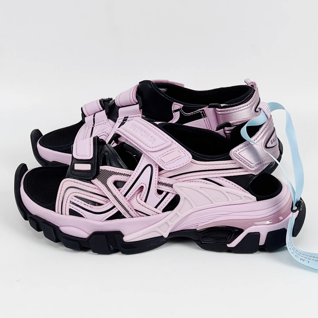 未使用 Balenciaga/巴黎世家 38码粉色凉鞋 lm3710