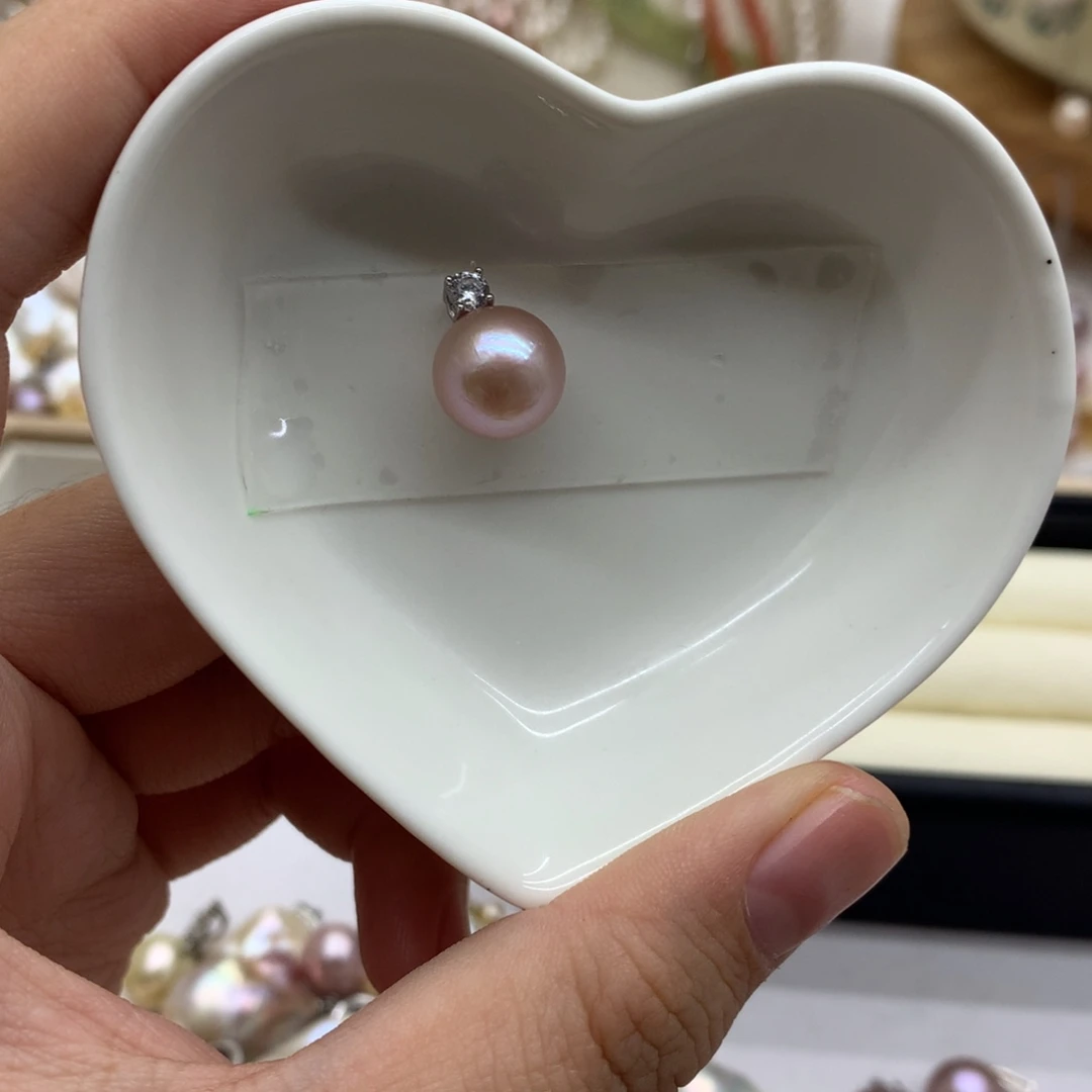 淡水珍珠颈饰银S925镶嵌