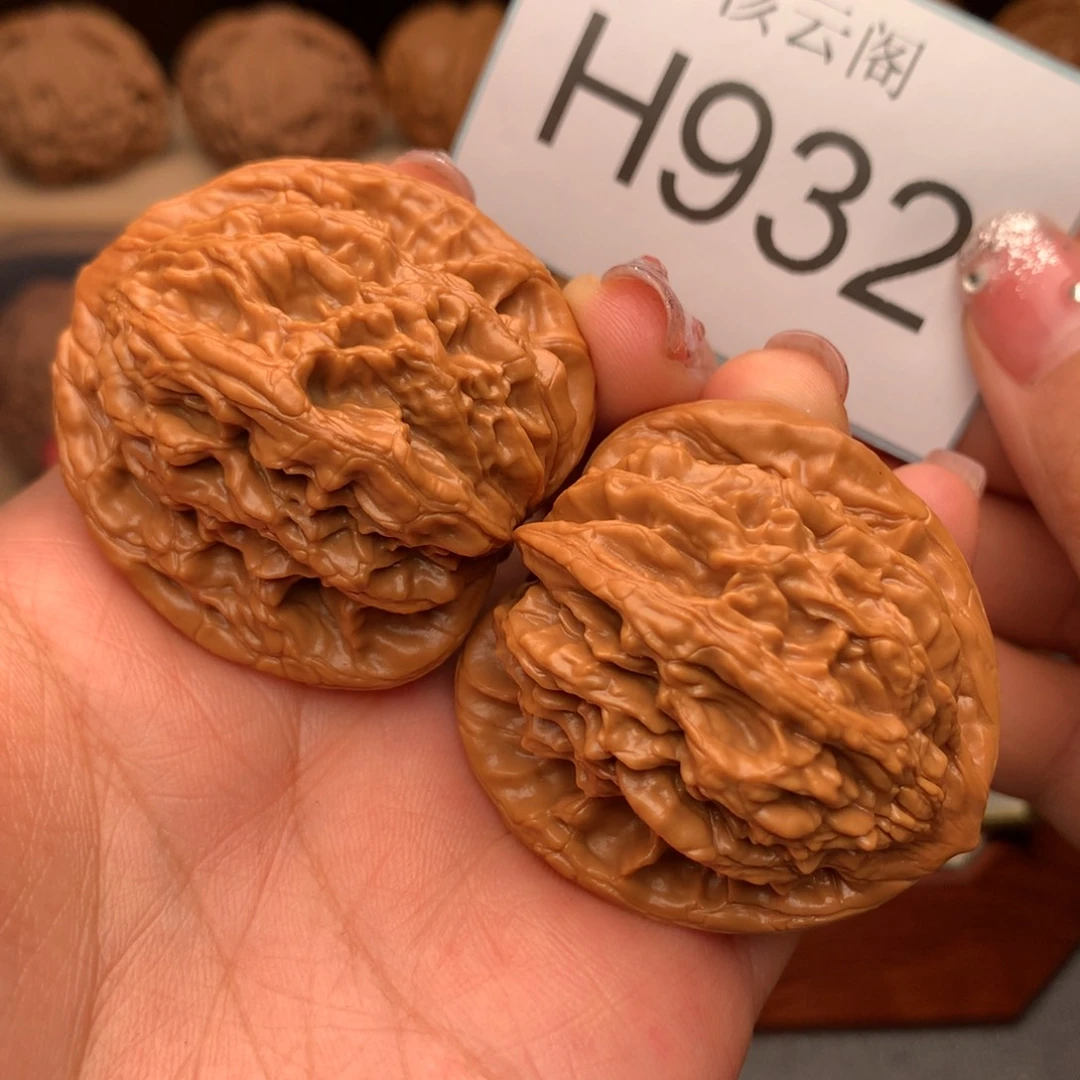 文玩核桃把件43麦虎