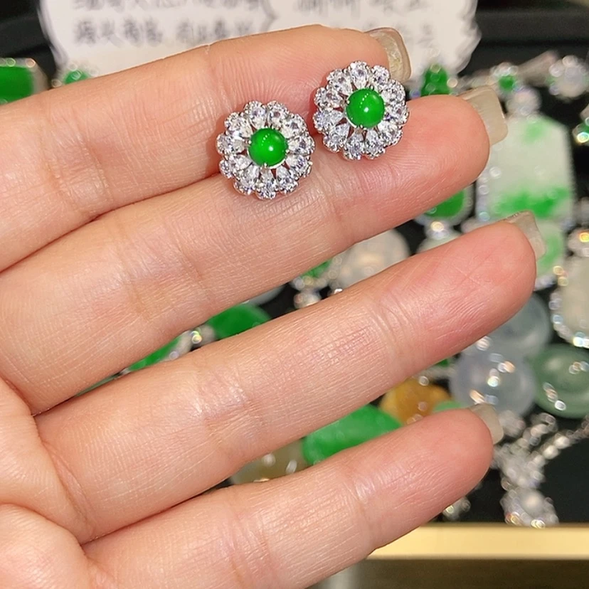 【闪购商品】未镶嵌翡翠耳饰天然翡翠