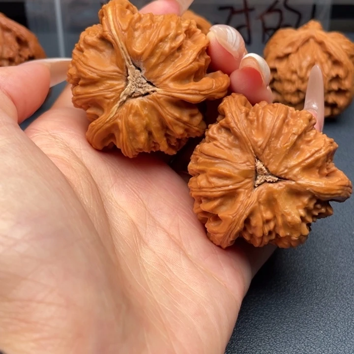 志***趋文玩核桃吊坠白狮子