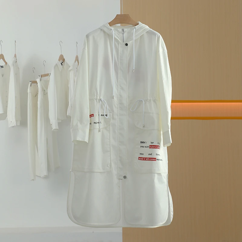 【唐长老自营】货号5076女装春秋新款简约休闲风衣M