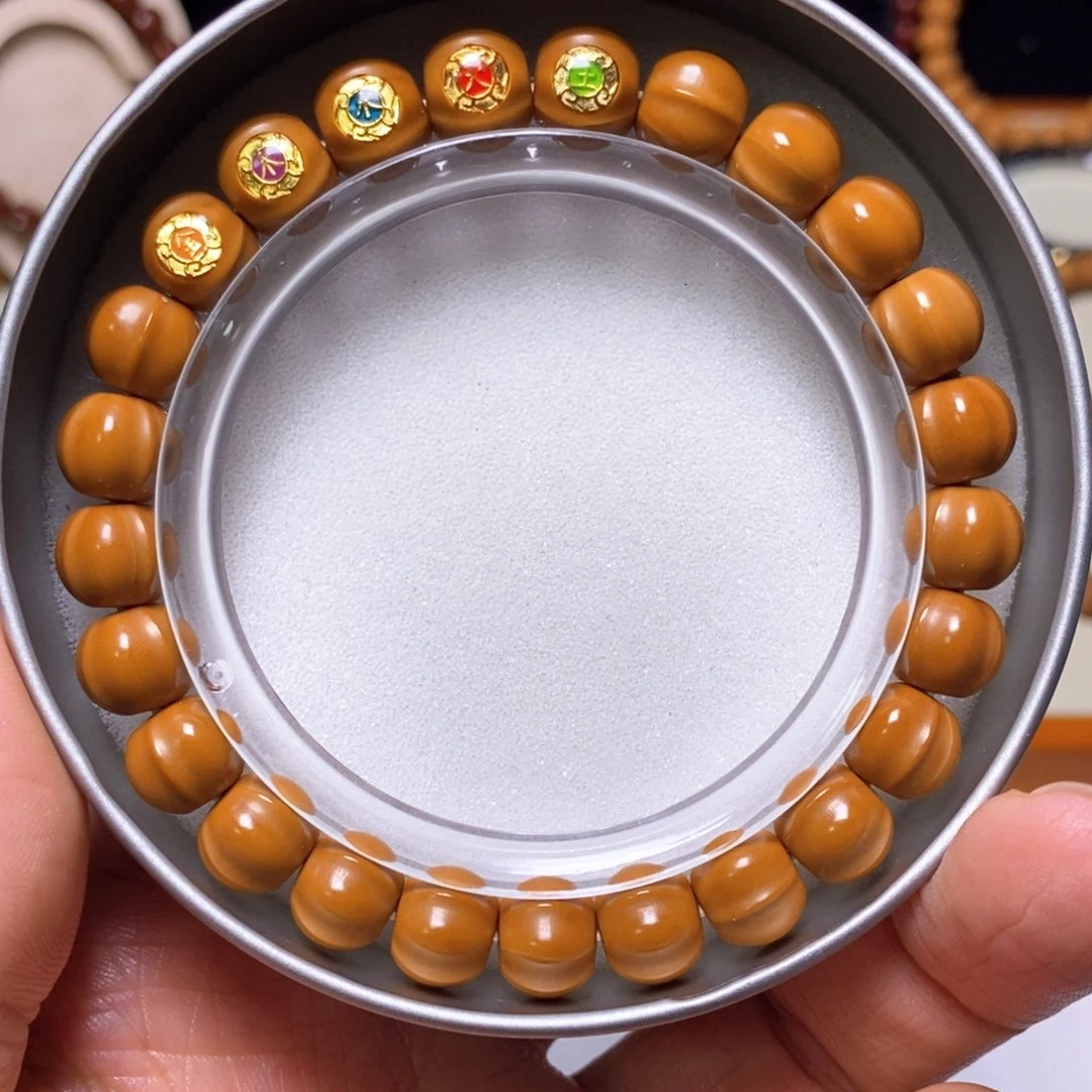 猴头核桃手串五行四花鲨鱼鳍尺寸10左右全品