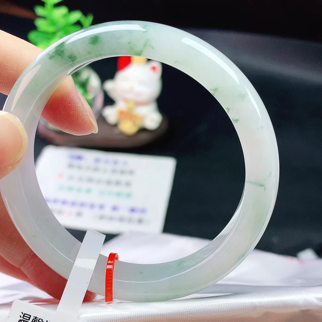 未镶嵌手镯翡翠55圈