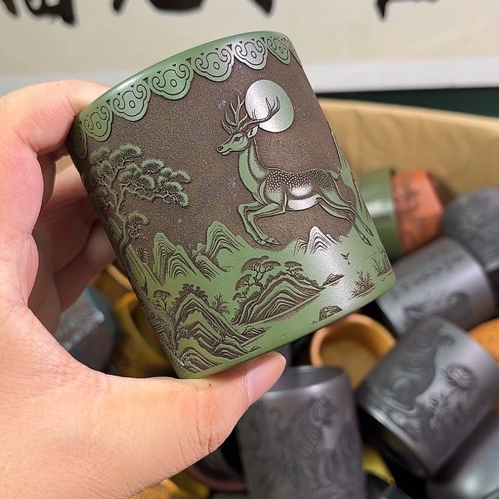 茶杯紫砂全手工紫砂主人杯
