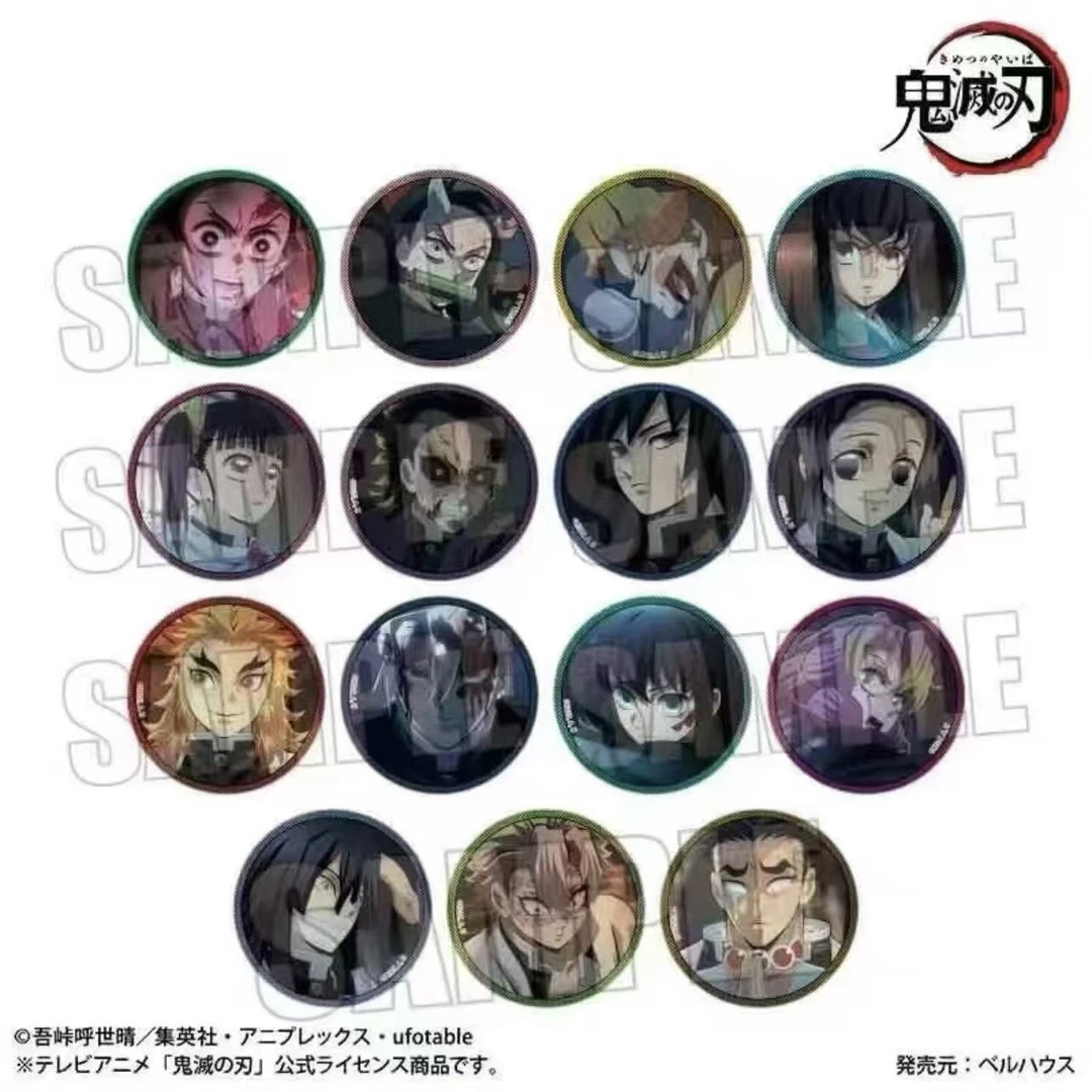 正版日谷《鬼灭之刃》全息吧唧盲盒