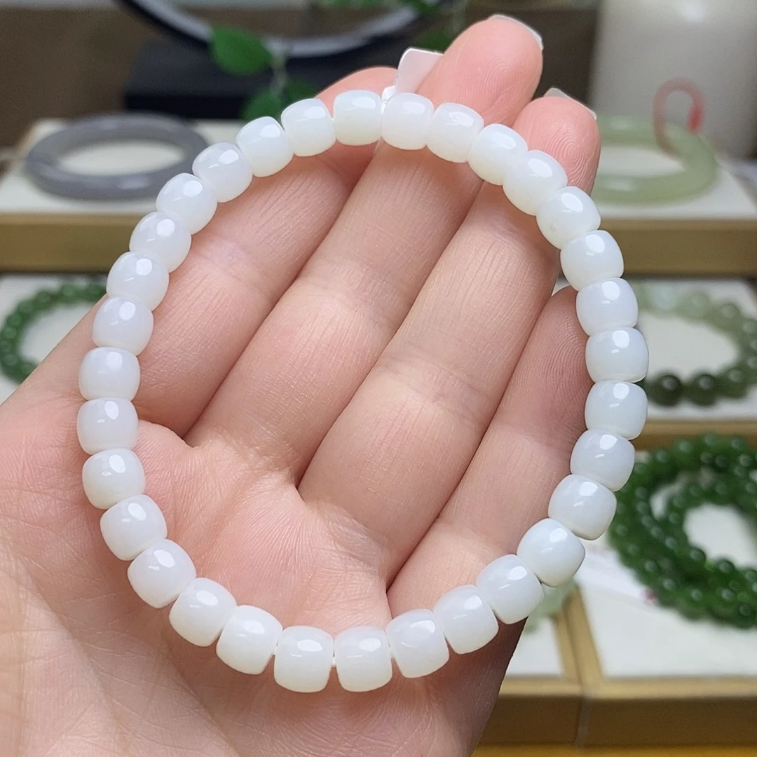 和田玉未镶嵌手链jx