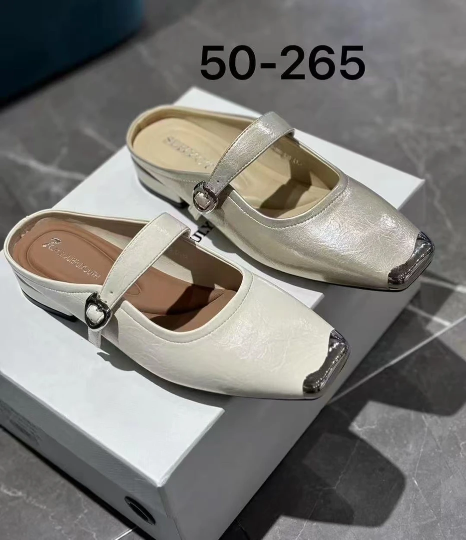 265【济洲岛】小羊皮拖鞋小白鞋轻便休闲2025新款板鞋