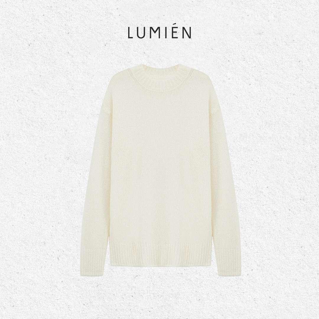 【LUMIEN 新品】“糯云沁肤”羊绒圆领针织衫LX5FTT106