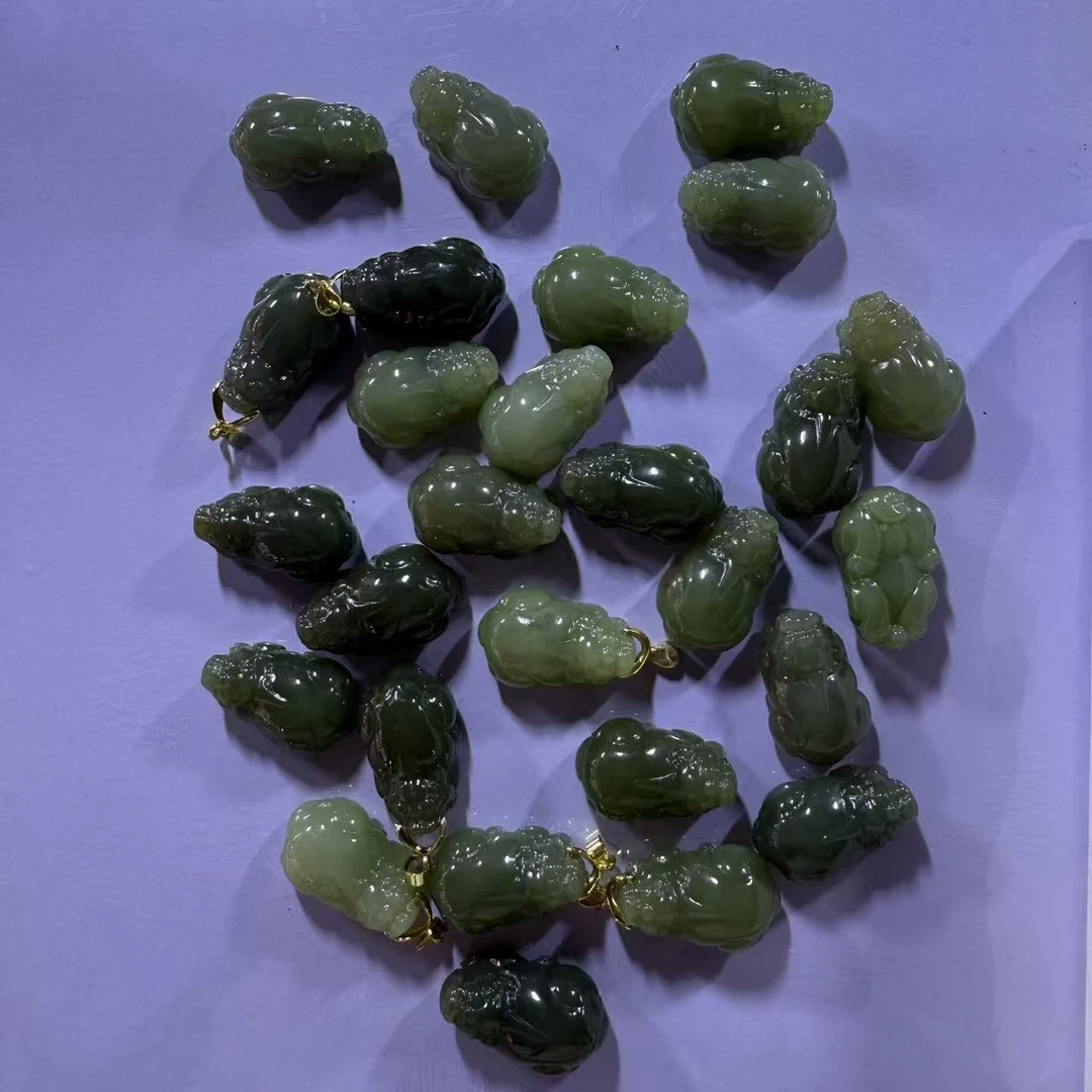 天然和田玉貔貅吊坠-f010-多样性发一