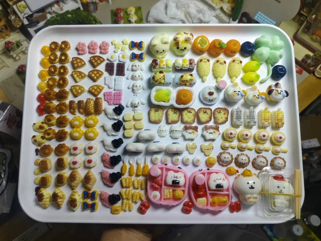 （连麦链接）兰太太制作迷你食玩捏捏乐