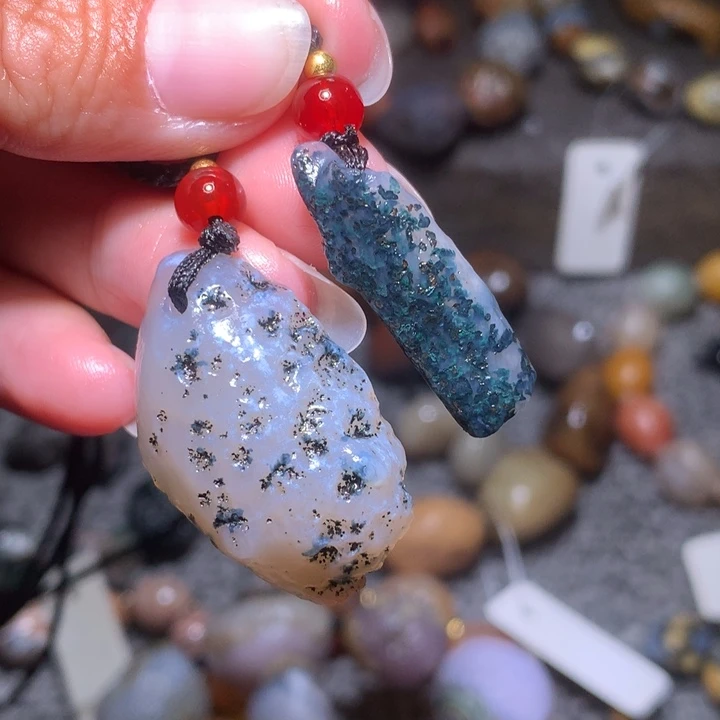 未镶嵌玛瑙/玉髓珠宝半成品