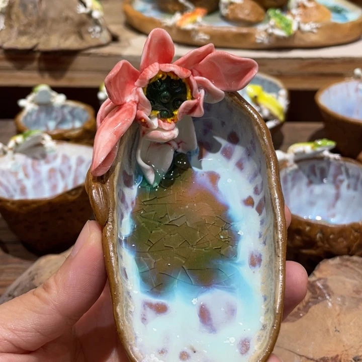 618大促手工制作陶瓷茶具茶杯