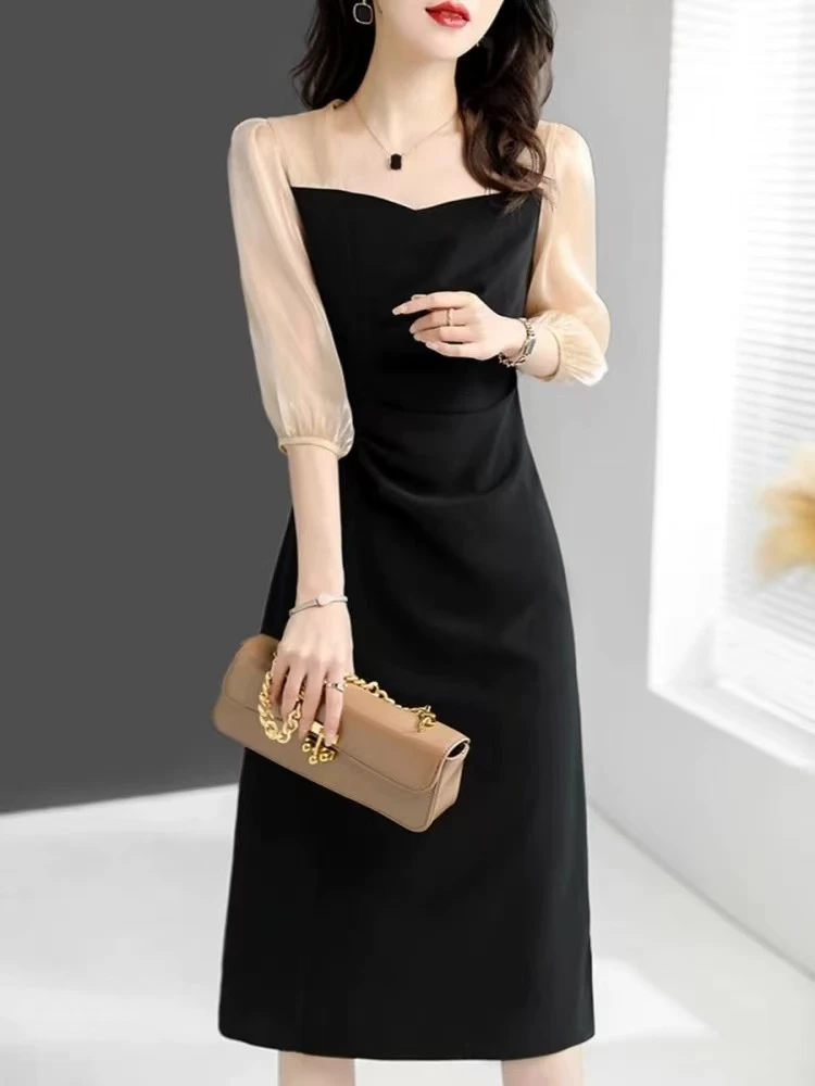 【101-200编码点这里】夏季高端时尚高雅气质连衣裙女（NO退NO换）