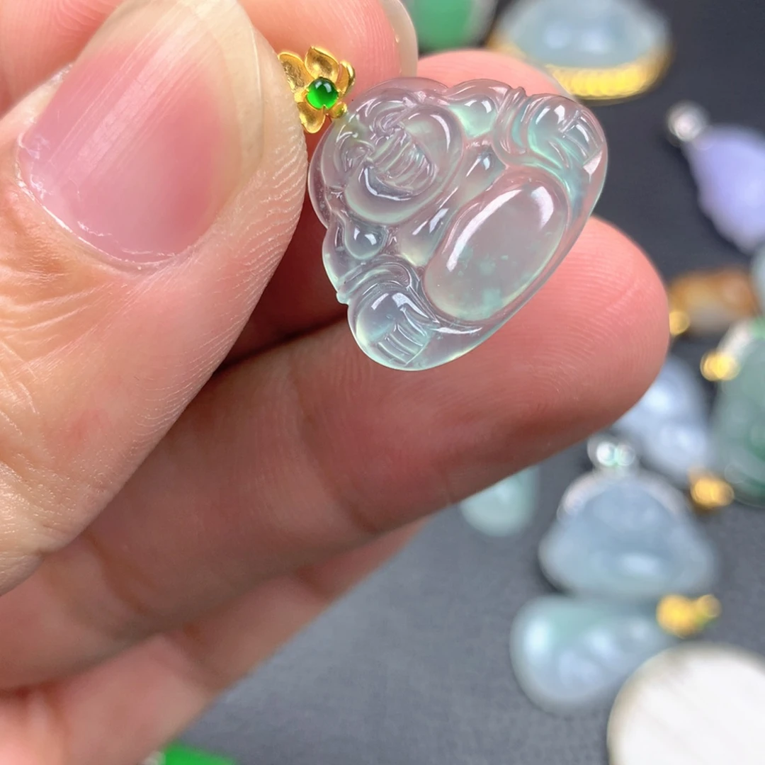 【闪购商品】翡翠18K金镶嵌颈饰翡翠