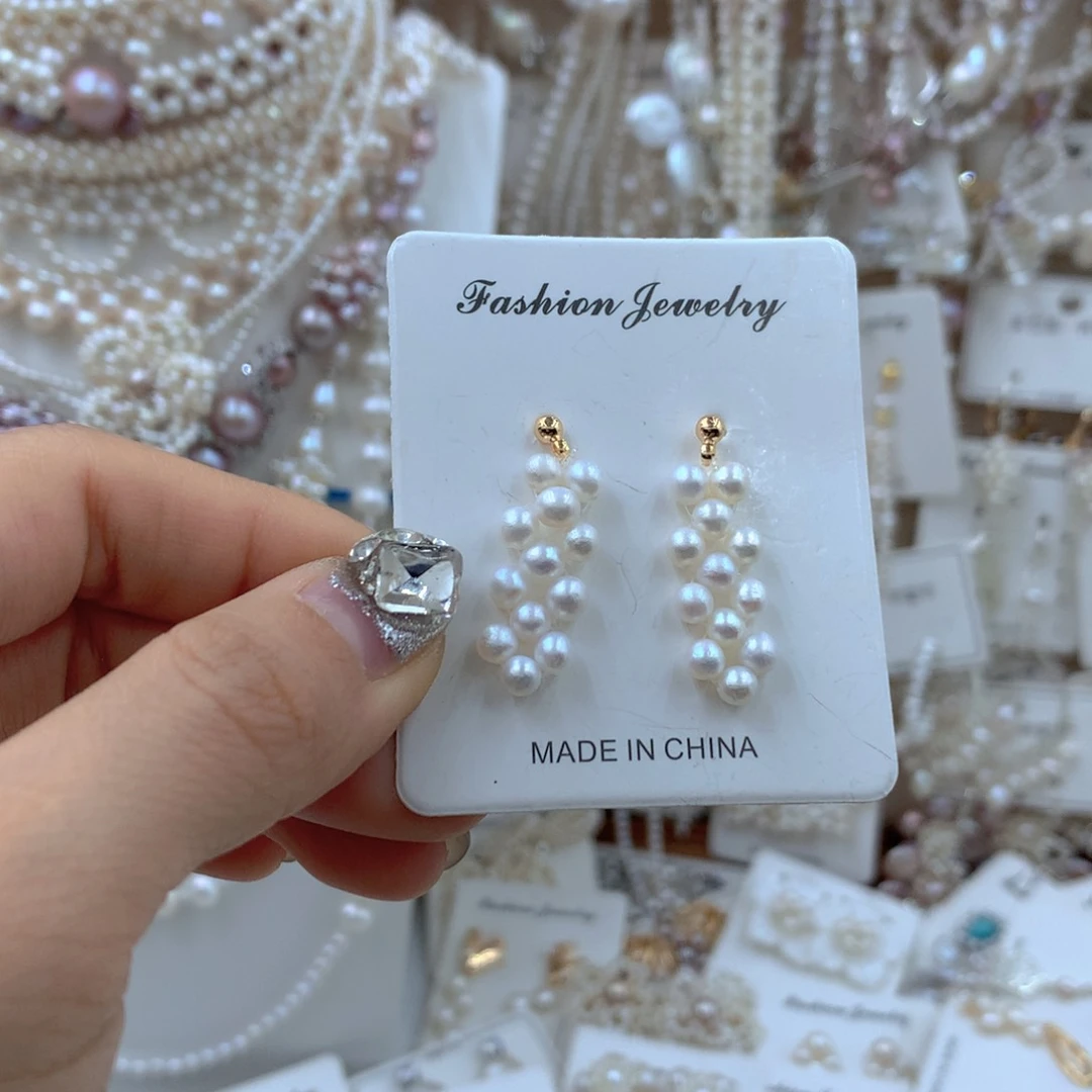 颈饰合金淡水珍珠