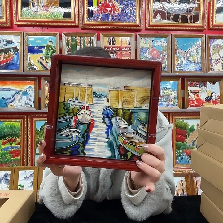 瓷板画瓷板画23/23托盘