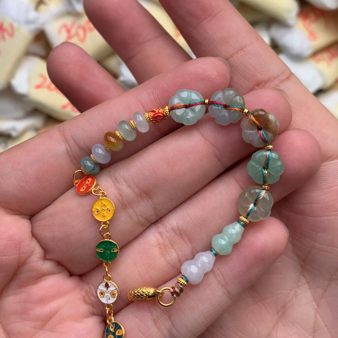 【闪购商品】未镶嵌手链翡翠梨*酒一