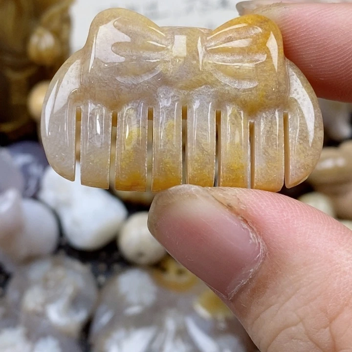 颈饰未镶嵌硅化珊瑚（珊瑚玉）小