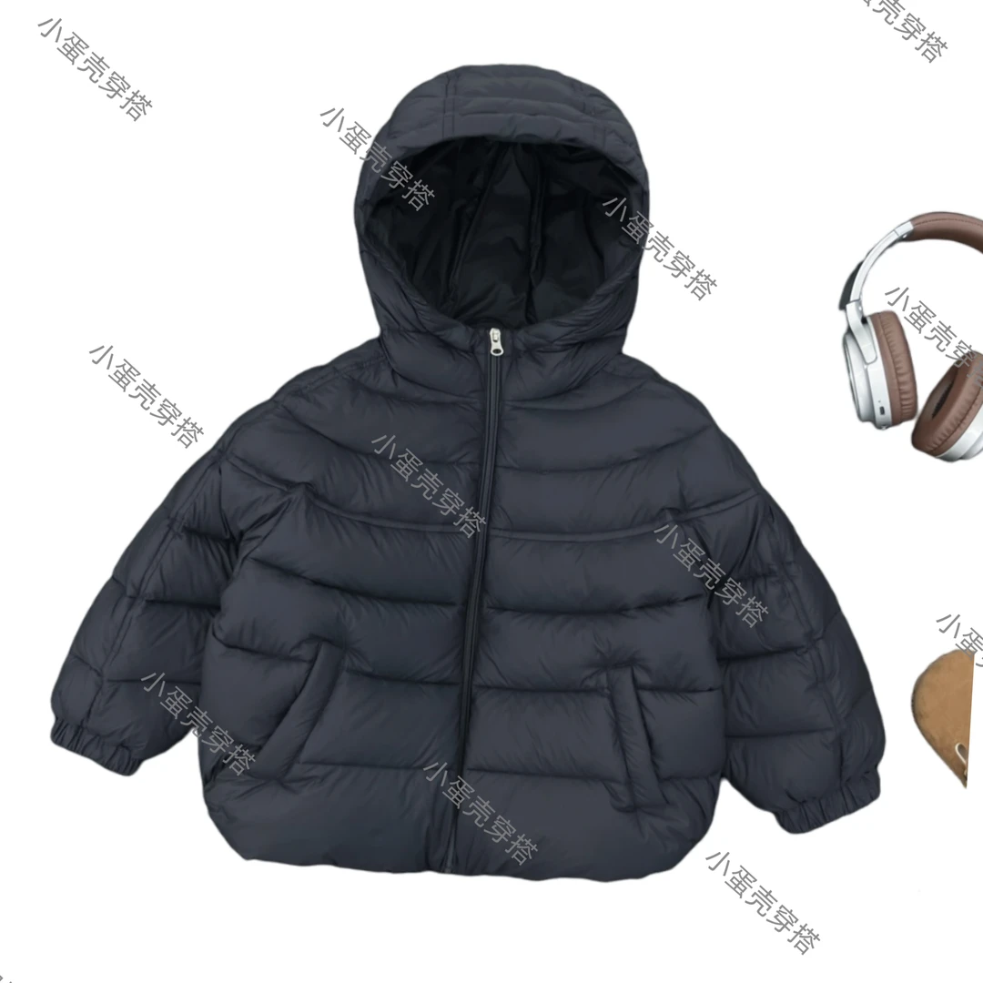 【小蛋壳】冬季儿童韩版新款90白鸭绒羽绒服男女童轻薄羽绒服5214