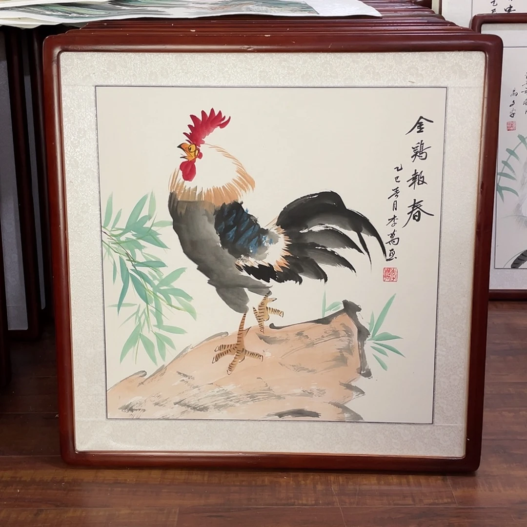 国画带框尺寸63*63厘米