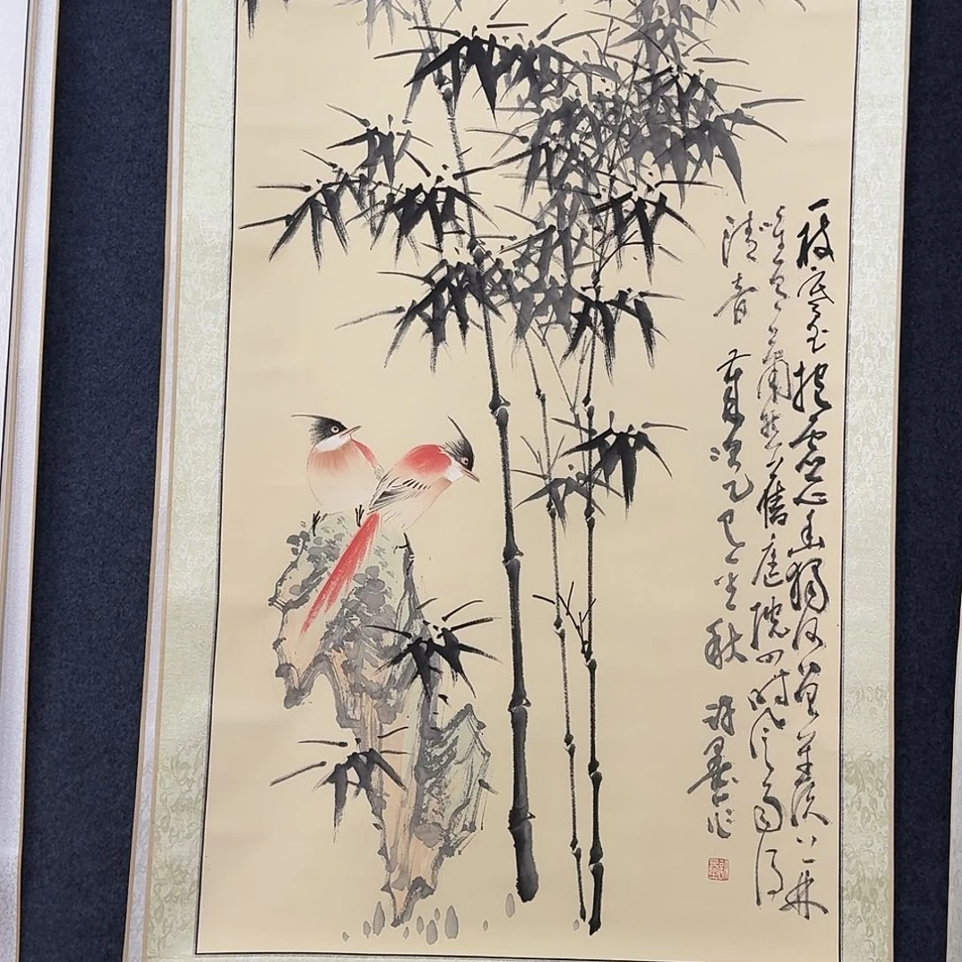 纯手绘国画作品好看四尺