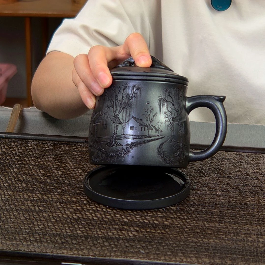 【闪购商品】茶杯紫砂高货放漏