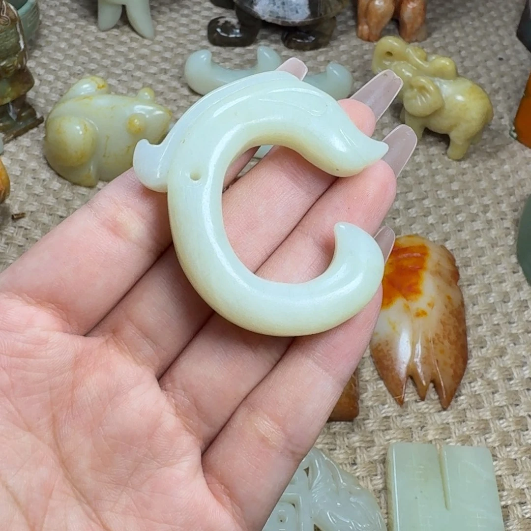 白玉菩提吊坠挂件