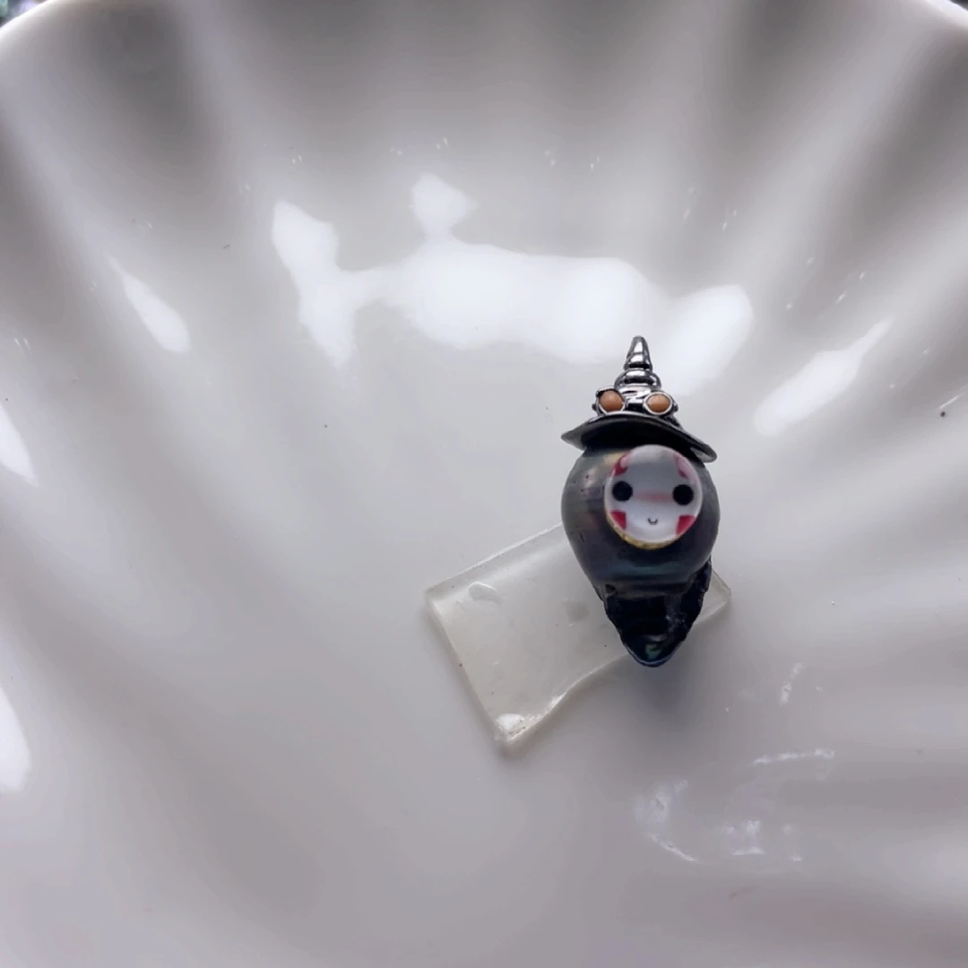 往***海未镶嵌套装淡水珍珠吊坠