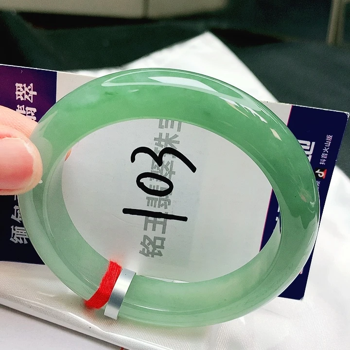 翡翠未镶嵌手镯缅甸天然a货翡翠手镯