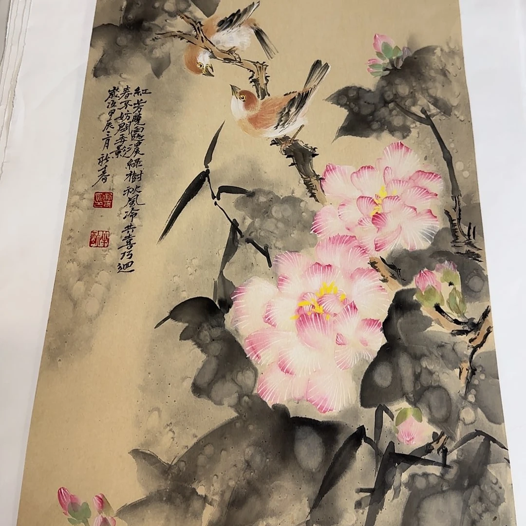 国画吴新春老师手绘作品