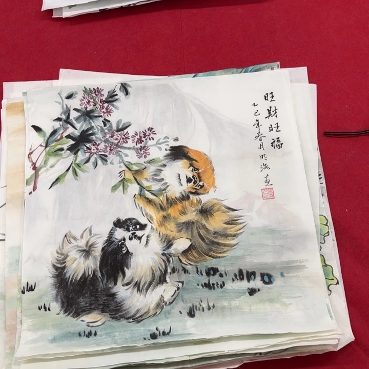 国画花鸟等图案和造型各