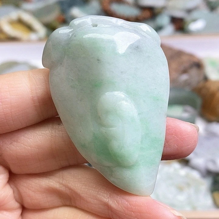 翡翠未镶嵌颈饰天然翡翠39