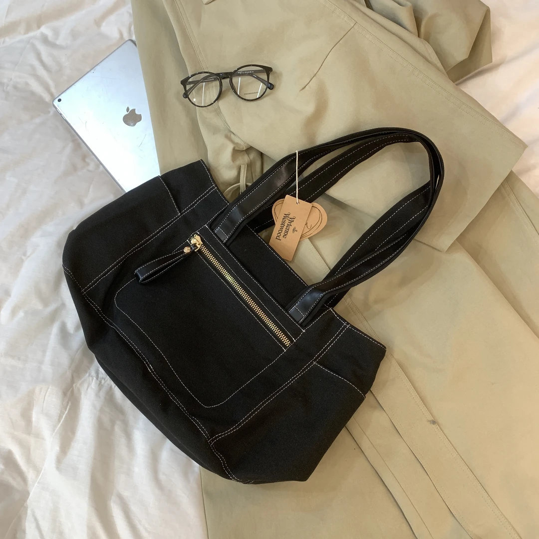 大容量牛仔托特包大包 新款女包