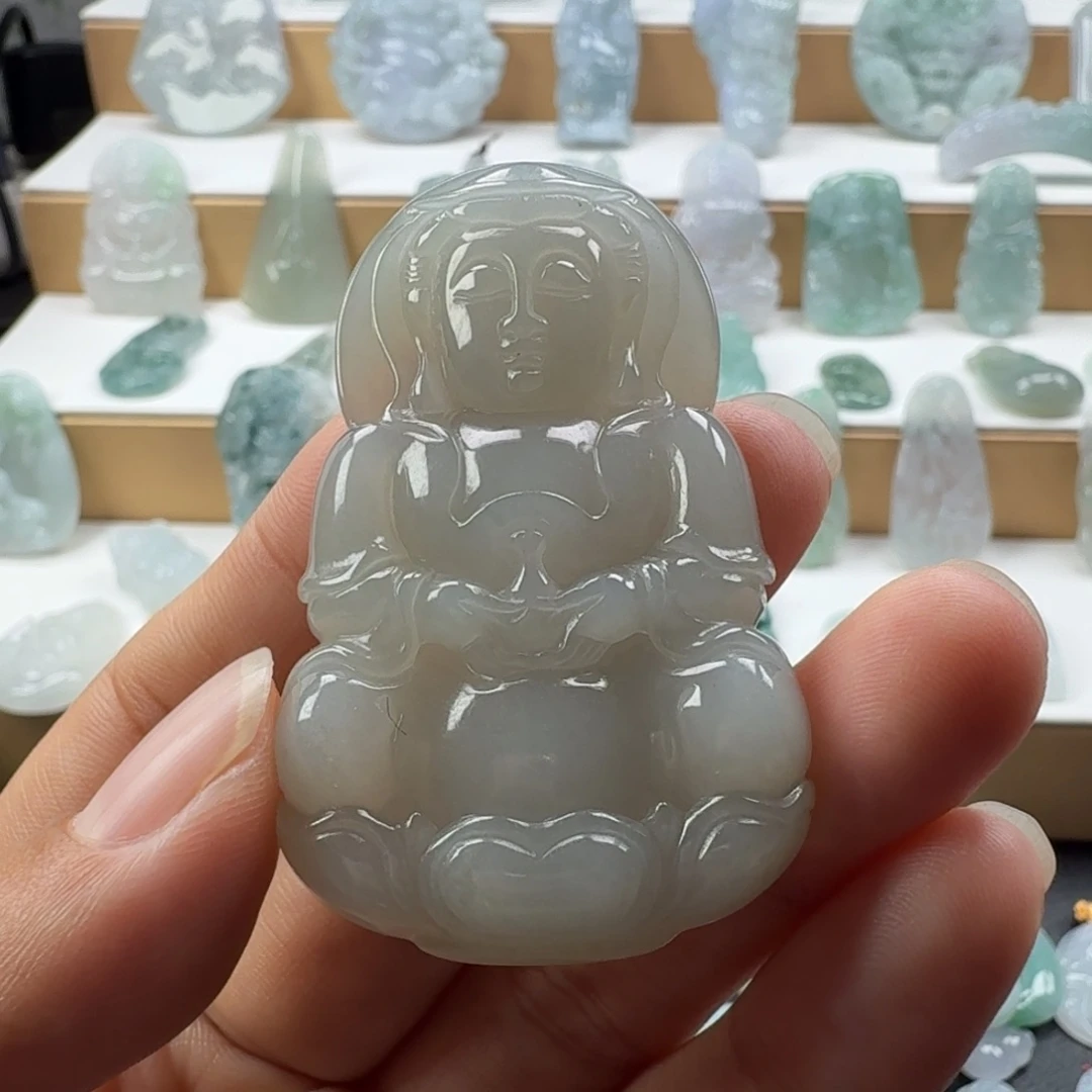 用***6项链未镶嵌翡翠翡翠
