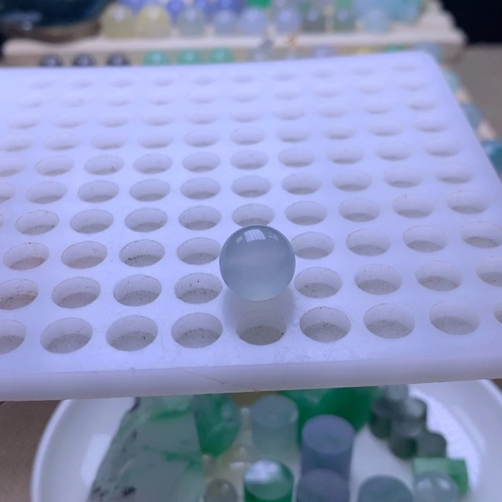 翡翠未镶嵌手链12.4翡翠圆珠