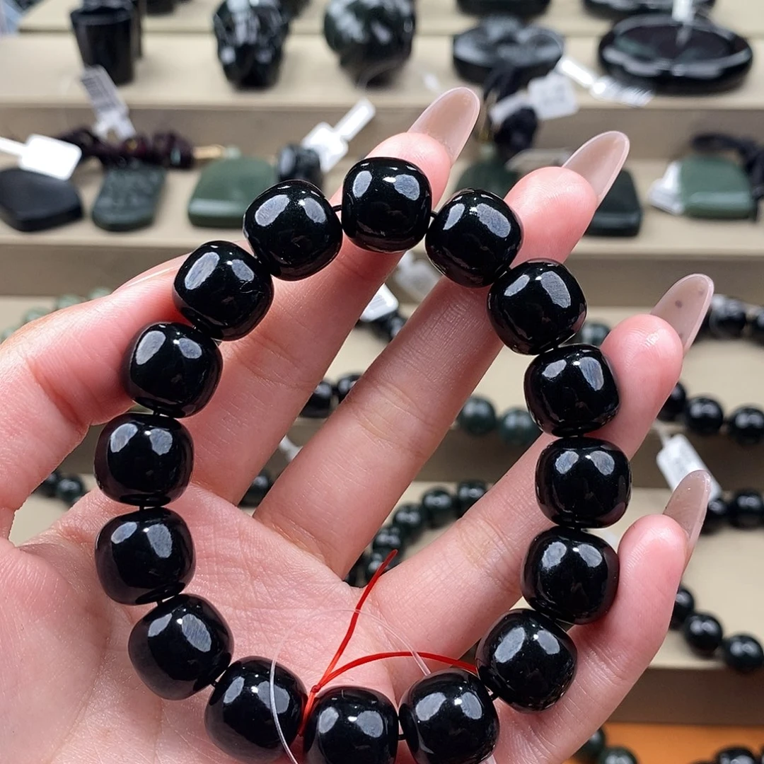 1***4和田玉未镶嵌手链